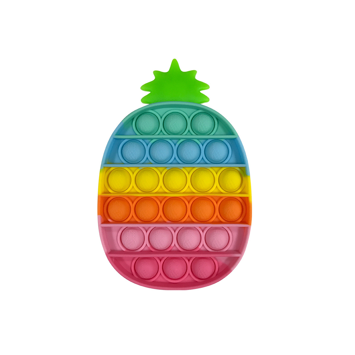 Rainbow Pineapple pop fidget toy