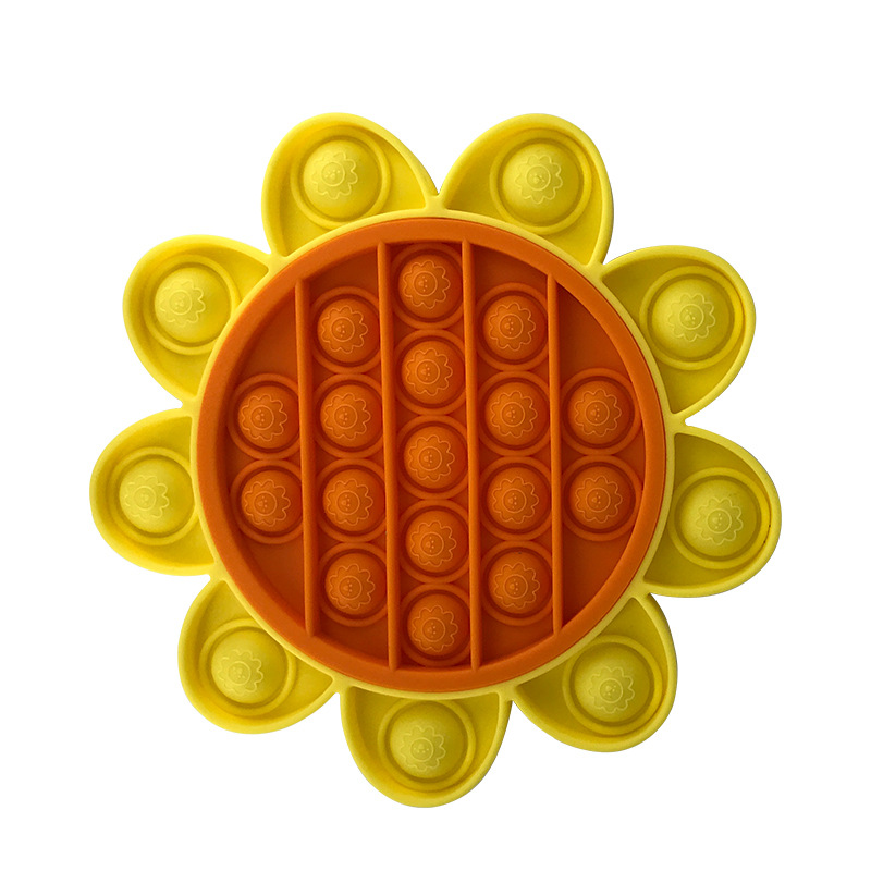 Sunflower pop it  fidget toy